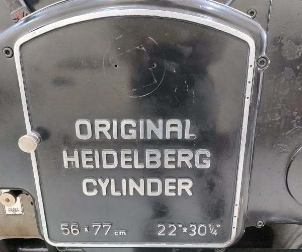 Heidelberg SBG Cylinder Suppliers in Chennai